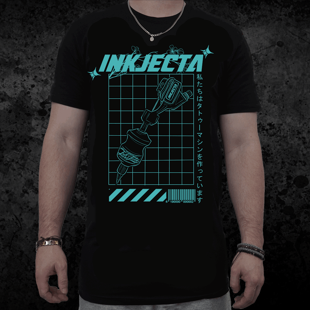 T-Shirts Teal Nano Kanji